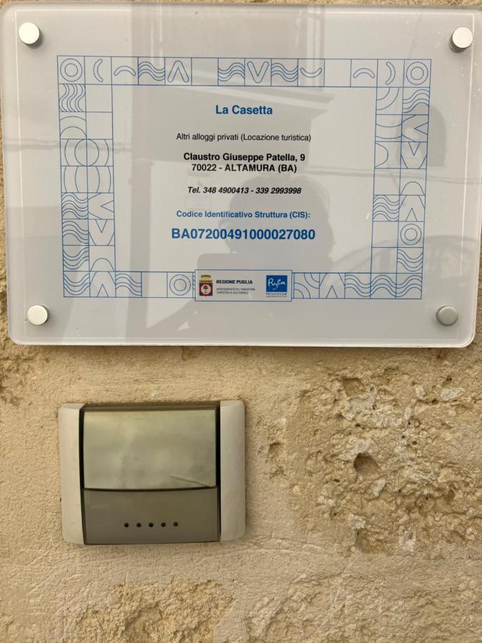La Casetta Altamura Esterno foto